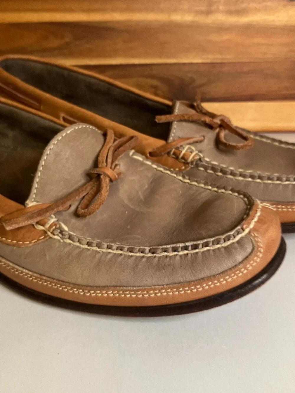 Vintage Cole Haan Country Men's 10M Boat Shoe Loafers Leather Made in Brazil 59